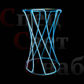 Световая подставка для 3D фигур "Айсберг" 1.5х1 м неон белый