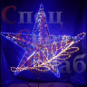 Световые фигуры к 9 мая уличное украшение со звездами