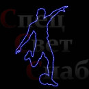 Световая фигура уличная декорация "Спортсмен-2"