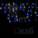 Светодиодная гирлянда 'Бахрома' Бело-синяя 3 x 0,6 M
